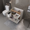 Ver imagem 2 de Gabinete Mariana C/pés 78 Cm - Fabribam