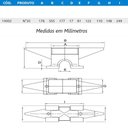 Ver imagem 2 de Bigorna Industrial Ferro Fundido Nodular 30kg 50,5x17,7x11cm