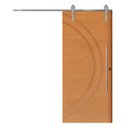 Ver imagem 2 de Porta Correr 11 Trilho Soft Aparente Puxador Tubo 60cm 72cm x 210cm Concept Rodam Abertura Esquerda Branco