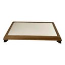 Ver imagem 3 de Bandeja Espelhada de Madeira Envernizada - Retangular para Lavabo 23x13 x3 | Casa Del Grande