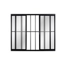 Ver imagem 2 de Janela de Alumínio de Correr 100x120x8cm 4 Folhas Vidro Liso Ecosul Esquadrisul