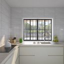 Ver imagem 3 de Janela de Alumínio de Correr 100x120x8cm 4 Folhas Vidro Liso Ecosul Esquadrisul