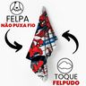 Kit Toalha + Roupão Personagem Felpudo Banho Praia Criança - 3