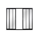 Ver imagem 2 de Janela de Alumínio de Correr 100x200x6cm 4 Folhas Vidro Liso Ecosul Esquadrisul