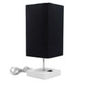 Ver imagem 5 de Kit 2 Abajur Luminaria de Mesa Quadrado Mdf Interruptor Ref 49 Decoração Casa Sala Quarto Escritório