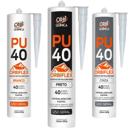 Silicone Pu40 Orbiflex - Orbiquímica - Branco-preto-cinza:branco - 3