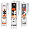 Ver imagem 3 de Silicone Pu40 Orbiflex - Orbiquímica - Branco-preto-cinza:branco