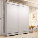 Ver imagem 1 de Guarda-roupa Infantil 2 Portas de Correr 100% MDF 140cm Lunara Espresso Móveis