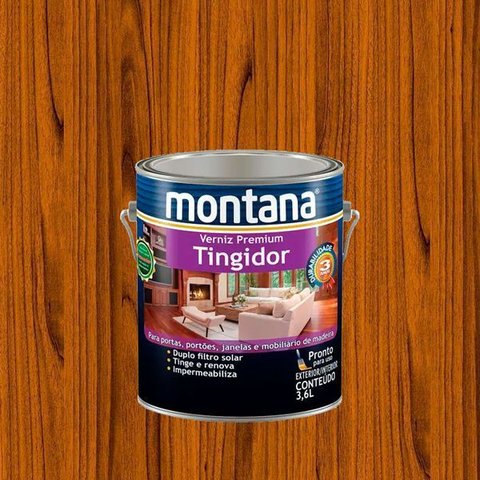 Montana Verniz Tingidor Imbuia Brilhante 3,6l