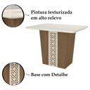 Ver imagem 6 de Conjunto Mesa Jantar MDF 110x84 cm 4 Cadeiras 110312 Cedro Gold Celmo