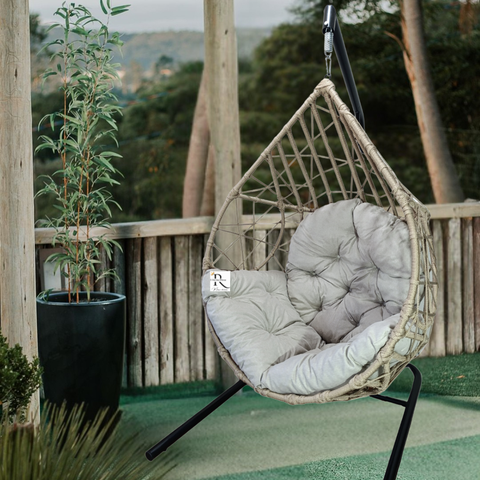 Balanço Corda Nautica+suporte de Chão com a Mola+alm. Impermeavel