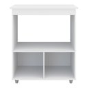 Ver imagem 3 de Balcão Cozinha para Forno Micro-ondas Multiuso Angel 02 Portas Branco - Abmaza