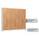 Ver imagem 5 de Guarda-Roupa 6 Portas 6 Gavetas Brescia Marrom/Branco Line/Cedro