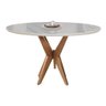 Mesas de Jantar Pandora Cor Off White Diâmetro 1,10m - 2