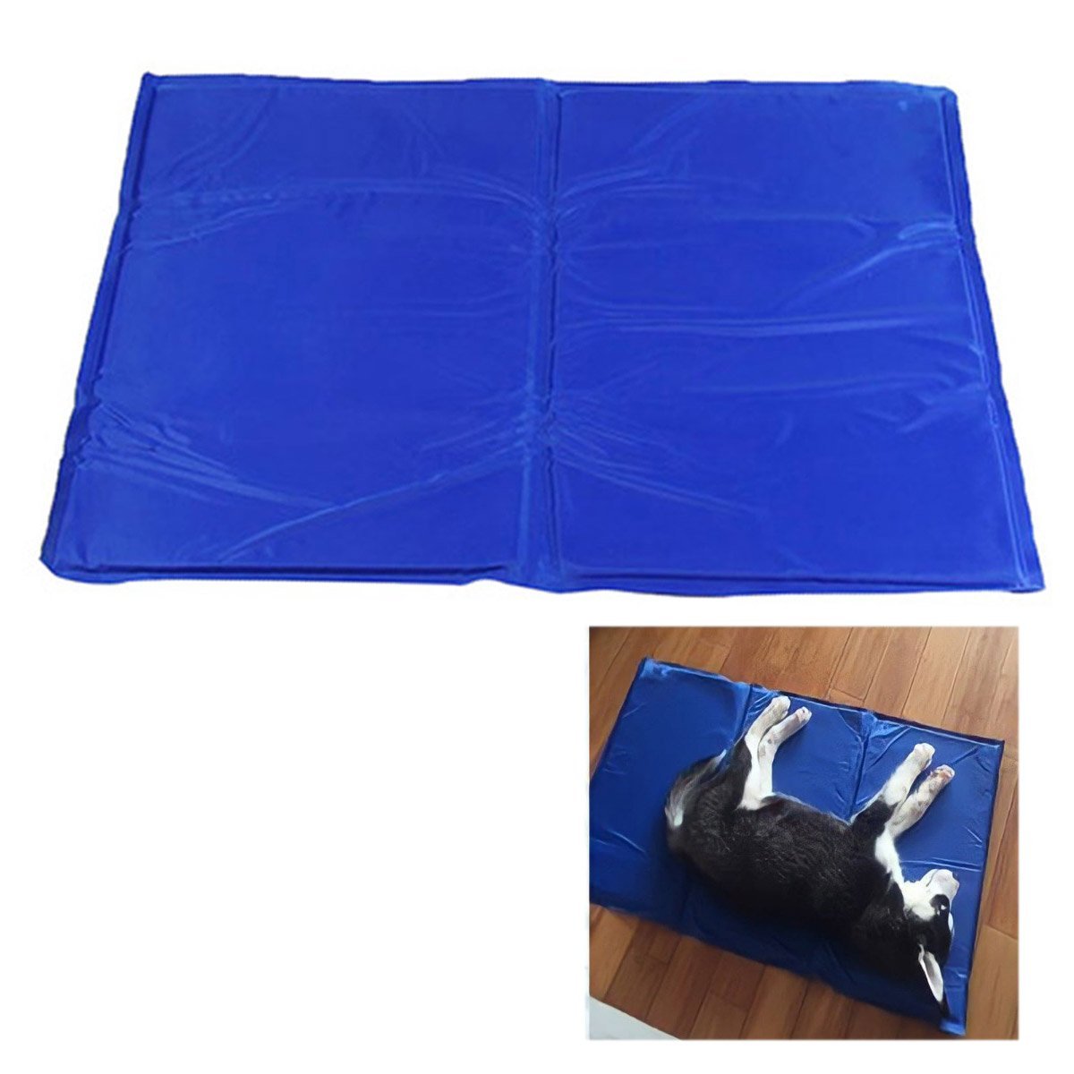 Tapete Gelado Cao Cachorro Gato Pet Refrescante 50x65cm Animal de Estimaçao Colchonete Macio Confort