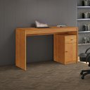 Ver imagem 3 de Escrivaninha 120cm 1 Porta 1 Gaveta Madrid - Mv - Rei de Casa Naturalle