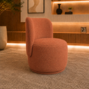 Ver imagem 3 de Poltrona Decorativa Bia Orgânica Boucle Recepção Sala Estar Quarto