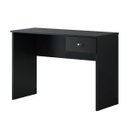 Ver imagem 2 de Mesa Escrivaninha Compacta com Gaveta Preto