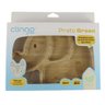 Prato de Bambu com Divisória e Ventosa Elefante - Clingo - 3