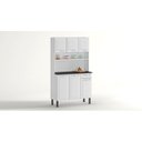 Ver imagem 5 de Cozinha Compacta em Aço com Tampo 6 Portas 1 Gaveta 105cm Rose Itatiaia Branco