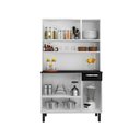 Ver imagem 4 de Cozinha Compacta em Aço com Tampo 6 Portas 1 Gaveta 105cm Rose Itatiaia