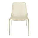 Ver imagem 5 de Conjunto Mesa para Jardim 70x70cm Tampo em Aço e 4 Cadeiras sem Braço Una OR Design