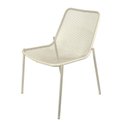 Ver imagem 4 de Conjunto Mesa para Jardim 70x70cm Tampo em Aço e 4 Cadeiras sem Braço Una OR Design