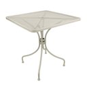 Ver imagem 3 de Conjunto Mesa para Jardim 70x70cm Tampo em Aço e 4 Cadeiras sem Braço Una OR Design