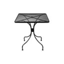 Ver imagem 2 de Conjunto Mesa para Jardim 70x70cm Tampo em Aço e 4 Cadeiras sem Braço Una OR Design