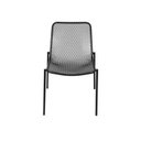 Ver imagem 5 de Conjunto Mesa para Jardim 70x70cm Tampo em Aço e 4 Cadeiras sem Braço Una OR Design