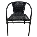 Ver imagem 2 de Kit Conjunto 4 Cadeira de Junco Área Piscina Jardim Terraço em Aço Fibra Sintética