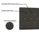 Ver imagem 3 de Painel de Cama 160cm Paris Suede Cinza - Lucadi Home
