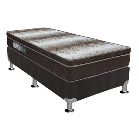 Cama Box Crc Solteiro +Colchão Anatômico Ortopédico Light Ortobom 88