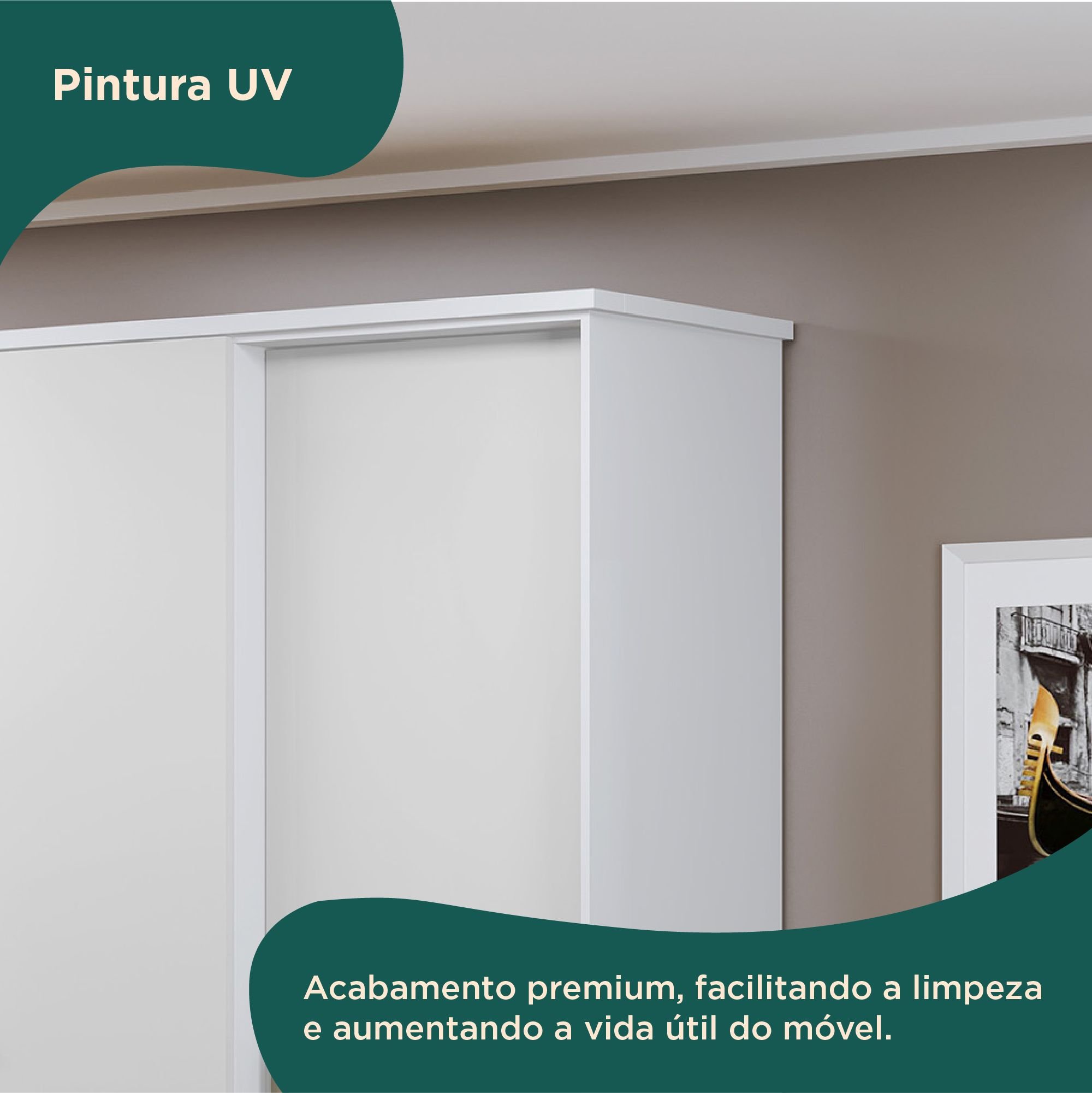 Guarda Roupa Casal 4 Portas 2 Gavetas Mônaco Espresso Móveis - 10