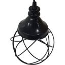 Ver imagem 5 de Pendente Aramado Esfera Balonê Preto + Lâmpada Lustre Luminária Teto Regulável Sala Cozinha Agp Ilum