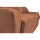 Ver imagem 3 de Sofá Cama para Sala de Estar Amora New Veludo Matrix - Cobre Cobre