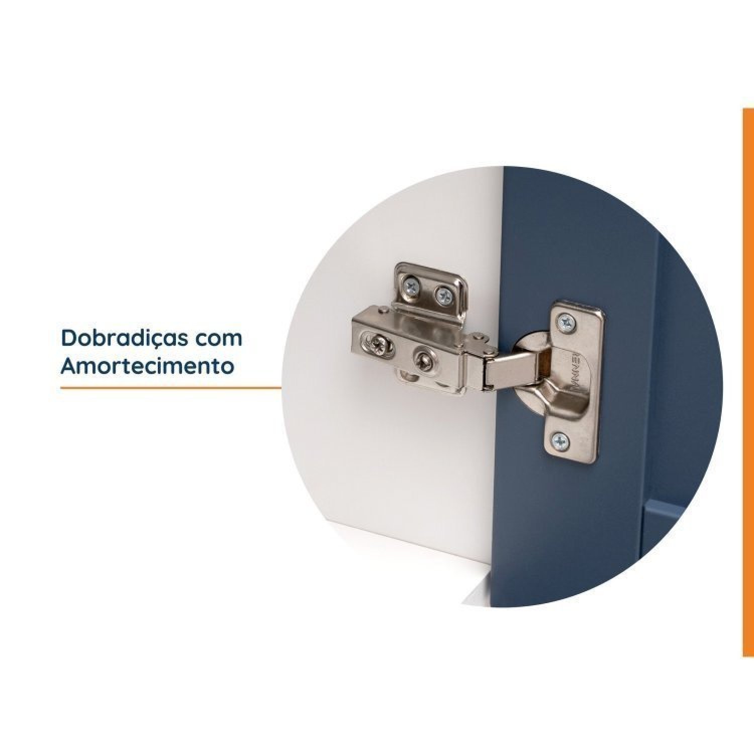 Cozinha Modulada Compacta 4 Peças com Armário Aéreo 2 Portas Vidro Arizona CabeCasa MadeiraMadeira - 14