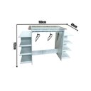 Ver imagem 2 de Balcão Arara Ii 1,12a X 1,50l X 0,60p Branco