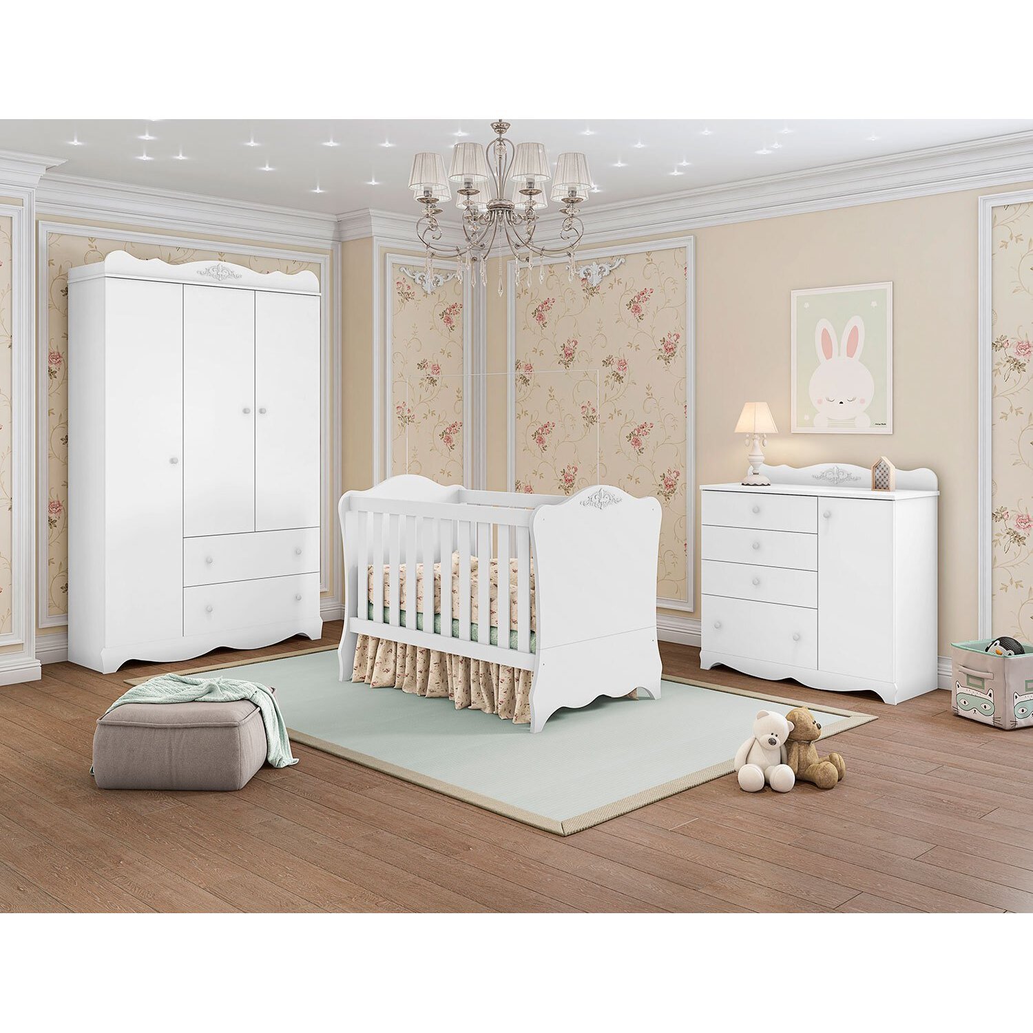 Berço Mini Cama Classic Móveis Estrela - 8