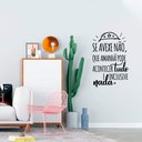 Ver imagem 1 de Adesivo Decorativo Frase Se Avexe Não Que Amanhã Pode Acontecer Tudo Hall Entrada