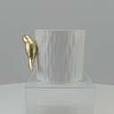 Ver imagem 6 de Vaso Decorativo de Cerâmica Branco 13x16x16cm Enfeite Sala Mesa Estante Aparador
