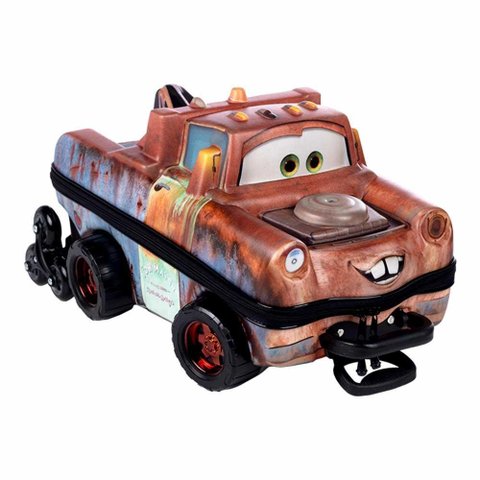 Mochila 3d de Rodinhas Infantil - Disney-carros - Mater - Maxtoy
