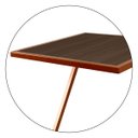 Ver imagem 5 de Mesa De Canto Modelo Industrial Lateral em Z Sieger Decoração Para Sala Cobre e Villandry