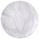 Ver imagem 1 de Prato Raso Tramontina Arbo em Porcelana Branca Decorada 25cm Cozinha Mesa Posta Jantar Almoço