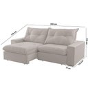 Ver imagem 5 de Sofá Hall Veludo Dois Módulos de 120m B25cm Meu Sofá Online B026 Veludo Prata