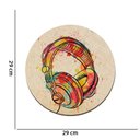 Ver imagem 2 de Quadro Placa Redonda Fone de Ouvido