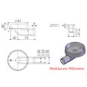Ver imagem 1 de Queimador Alta Pressão Fogão Industrial de Ferro N01 8,7cm