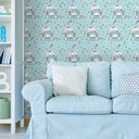 Ver imagem 2 de Papel de Parede Infantil - Elefante Dirigindo Arte Destaque 1,50 Metros