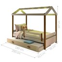 Ver imagem 3 de Bicama Caio com LED Montessoriana Branco Mel