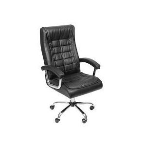 Cadeira Escritorio Oslo - Preta | Cromado